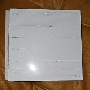 Two Russell+Hazel Weekly Planner Pad